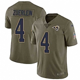 Nike Rams 4 Greg Zuerlein Olive Salute To Service Limited Jersey Dzhi,baseball caps,new era cap wholesale,wholesale hats
